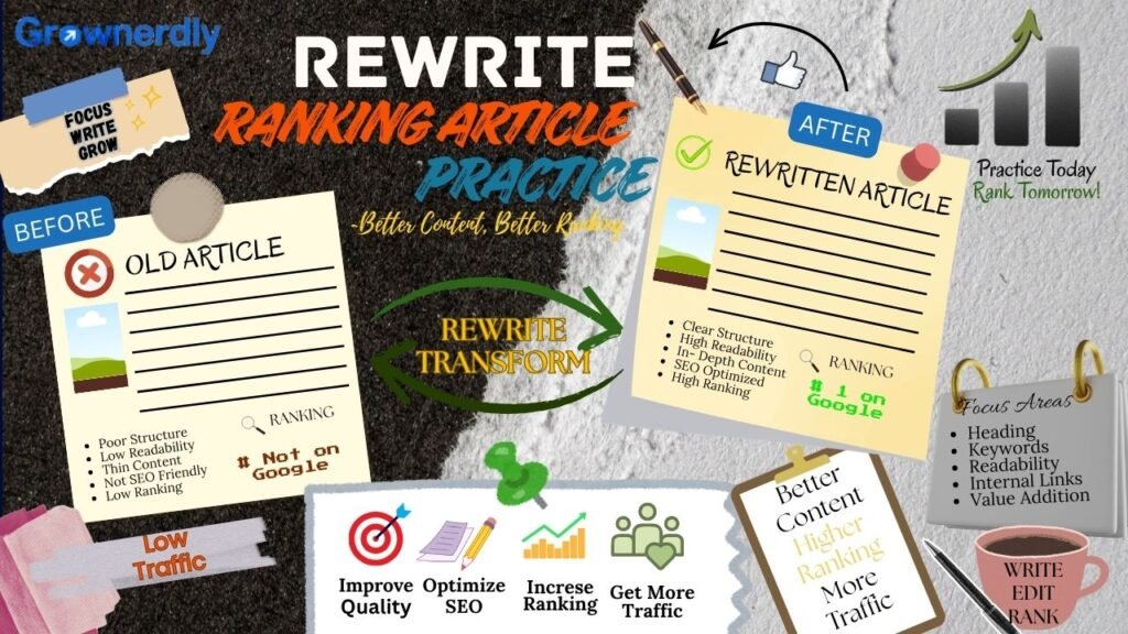 rewrite ranking articles practice