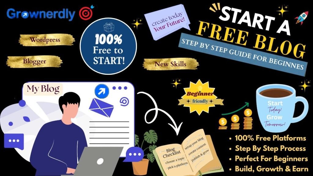 start a free blog to improve seo content writing skills
