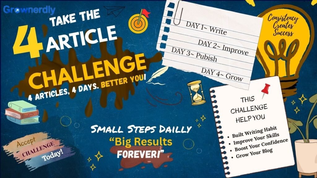 take the 4 articles challenge